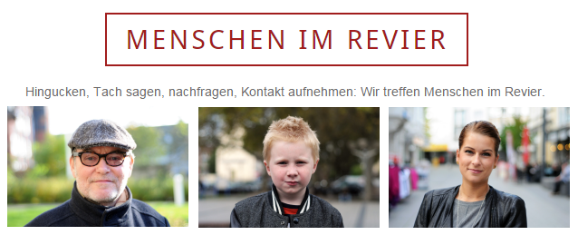 Menschen im Revier - Ein Foto-Projekt der WAZ Menschen im Revier - Ein Foto-Projekt der WAZ